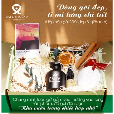 Set Quà Tặng Nữ - Tổ Chim Đá Muối Khuếch Tán Tinh Dầu, Thơm Phòng, Sinh Nhật 395k 3 Set Quà Tặng Nữ - Tổ Chim Đá Muối Khuếch Tán Tinh Dầu, Thơm Phòng, Sinh Nhật 395k 3