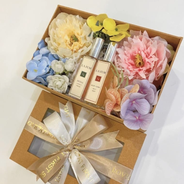 Set quà tặng nước hoa 2 chai 20ml xịt, tinh tế thanh lịch, túi giấy, thiệp, hộp 518.000 VND 6 Set quà tặng nước hoa 2 chai 20ml xịt, tinh tế thanh lịch, túi giấy, thiệp, hộp 518.000 VND 6