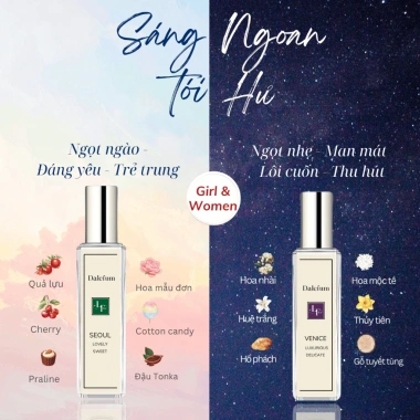 Set quà tặng nước hoa 2 chai 20ml xịt, tinh tế thanh lịch, túi giấy, thiệp, hộp 518.000 VND
