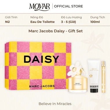 Set Quà Tặng Nước Hoa Marc Jacobs Daisy EDT Nữ - Giảm Giá Đặc Biệt 2.4 Triệu