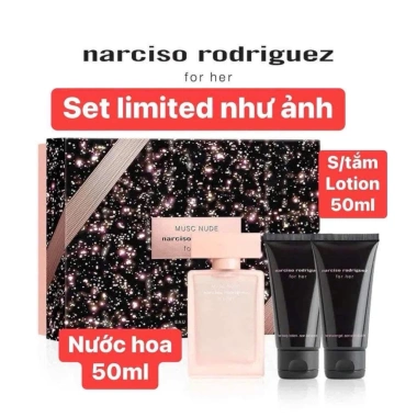 Set quà tặng Nước hoa NA RCISO For Her Eau De Parfum - Chỉ bán auth, giảm còn 1.650.000₫