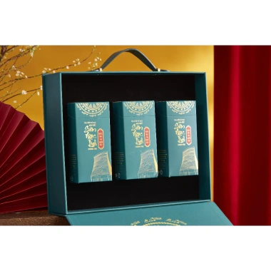 Set Quà Tặng Sâm Ngọc Linh Trường Nhân + Hộp Quai Da - Quà Tết Doanh Nghiệp, Giảm 22% 1.350.000 VND