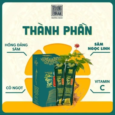 Set Quà Tặng Sâm Ngọc Linh Trường Nhân + Hộp Quai Da - Quà Tết Doanh Nghiệp, Giảm 22% 1.350.000 VND