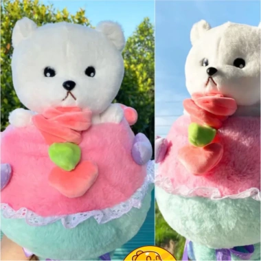Set Quà Tặng Sinh Nhật 2 trong 1 Bó Hoa Gấu Bông Lena Dâu Lotso Thỏ Cao Cấp 155k 10 Set Quà Tặng Sinh Nhật 2 trong 1 Bó Hoa Gấu Bông Lena Dâu Lotso Thỏ Cao Cấp 155k 10