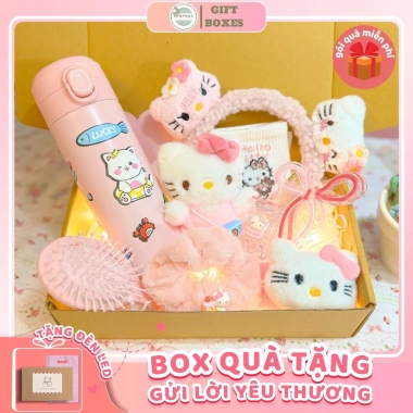 Set quà tặng sinh nhật người yêu Valentine 8/3, hộp quà, túi xách, bộ trang điểm cơ bản đầy đủ 79.000 VND 2