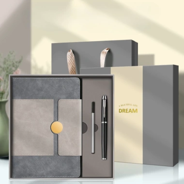 Set Quà Tặng Sổ Da A5 và Bút Mực Cao Cấp Khắc Tên - Quà Doanh Nhân, Sếp, Thầy Cô, Giá 189.000 VND