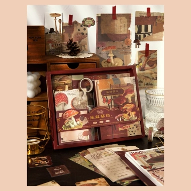 Set quà tặng sổ tay handmade giấy vintage phong cách cổ điển, giá chỉ 138.999đ