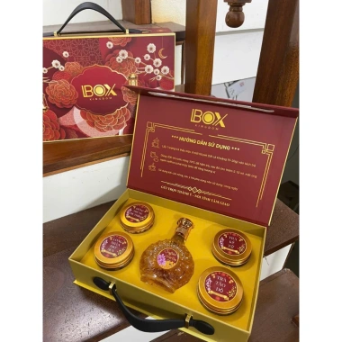 Set Quà Tặng Tết Thảo Mộc BOX KINGDOM Sang Trọng Ngũ Vị Cao Cấp - Giá 499k 5