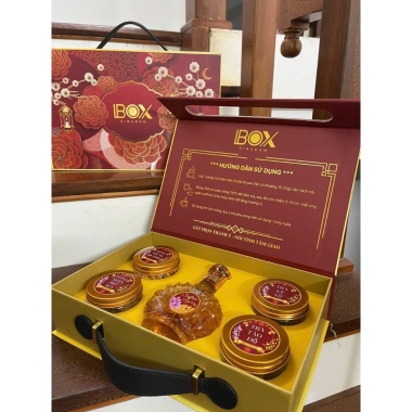Set Quà Tặng Tết Thảo Mộc BOX KINGDOM Sang Trọng Ngũ Vị Cao Cấp - Giá 499k 6