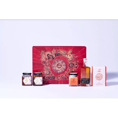 Set Quà Tặng Tết Tứ Linh Hội Tụ PREMIUM NANA FARM - Gói Lụa & Túi Giấy 1.015.000₫