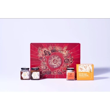 Set Quà Tặng Tết Tứ Linh Hội Tụ PREMIUM NANA FARM - Gói Lụa & Túi Giấy 1.015.000₫