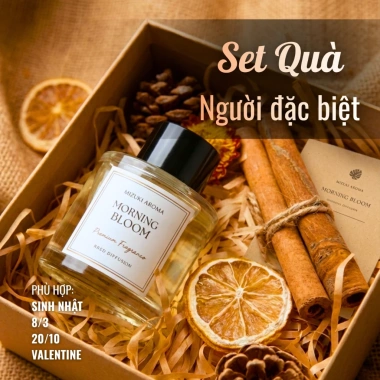 Set Quà Tặng Tinh Dầu Mizuki Aroma - Hương Lãng Mạn Valentine, 8/3 - Giá 320.000₫