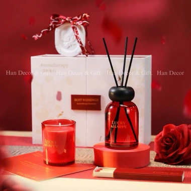Set Quà Tặng Tinh Dầu và Nến Thơm Lucky Happy - Chỉ 380k (Giá gốc 467k) 4
