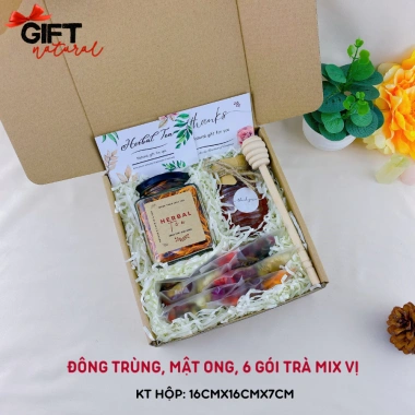Set Quà Tặng Trà Hoa Thảo Mộc Natural Gift - Quà 8/3 Dành Cho Cô Giáo, Bạn Nữ Dịu Thương 133.500₫ 5