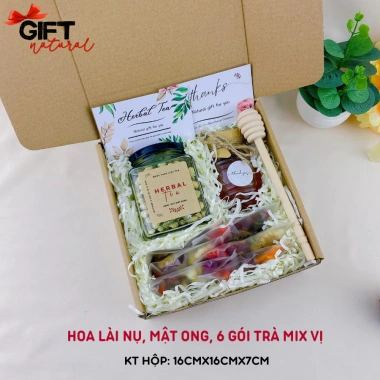 Set Quà Tặng Trà Hoa Thảo Mộc Natural Gift - Quà 8/3 Dành Cho Cô Giáo, Bạn Nữ Dịu Thương 133.500₫ 9