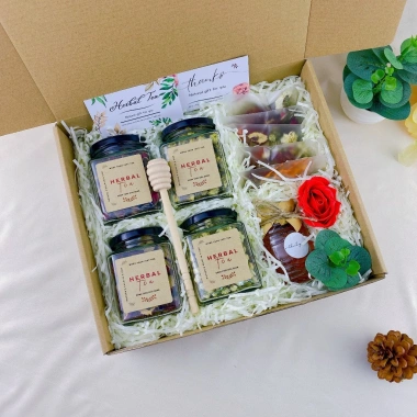 Set Quà Tặng Trà Hoa Thảo Mộc NATURAL GIFT - Quà Tết 2.026 Giá ưu đãi 225.500 cho Cha Mẹ, Đồng nghiệp, Bạn bè 7