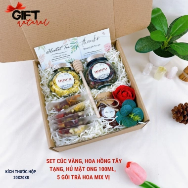 Set Quà Tặng Trà Hoa Thảo Mộc – Quà Tết 2.026 155.500đ, Gia đình & Đối tác