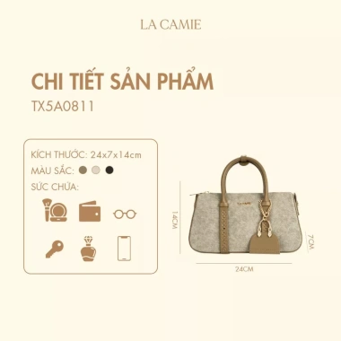 Set quà tặng túi xách 8/3 LaCamie Combo TX5A811 - Giá ưu đãi 1.299.000đ