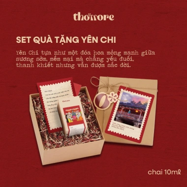 Set Quà Tặng Yên Chi Nước Hoa Thơmore EDP 10ml - Dầu Thơm Lưu Hương 8‑12h Unisex 460k