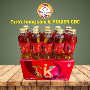 Set quà Tết 10 chai Hồng Sâm Nguyên Củ K-Power GBC Hàn Quốc 120ml - Chính hãng, 329k