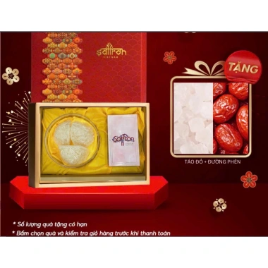 Set quà Tết 15gr Yến sào loại 1 kèm Saffron táo đương - Giá ưu đãi 650.000₫