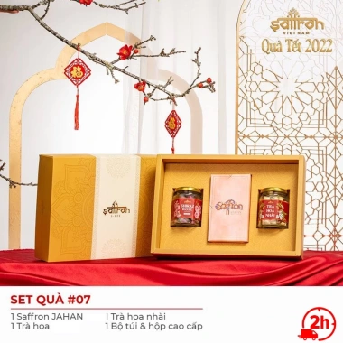 Set quà Tết 2.025 Nhụy Hoa Nghệ Tây Saffron Jahan 0.5Gr - Giá ưu đãi 420.000 VNĐ 2