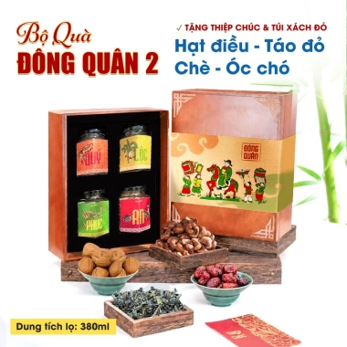 Set quà Tết 2.026 Gỗ Sồi cao cấp – Hạt dinh dưỡng tốt cho sức khỏe, giảm giá 18%