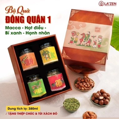Set quà Tết 2.026 Gỗ Sồi cao cấp – Hạt dinh dưỡng tốt cho sức khỏe, giảm giá 18%
