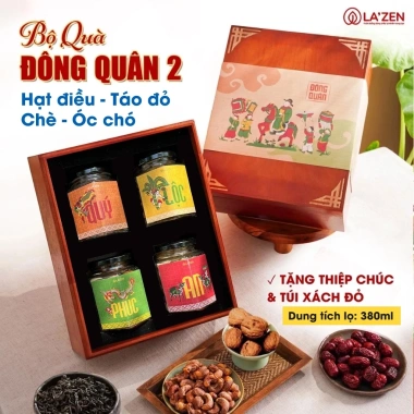 Set quà Tết 2.026 Gỗ Sồi cao cấp – Hạt dinh dưỡng tốt cho sức khỏe, giảm giá 18%