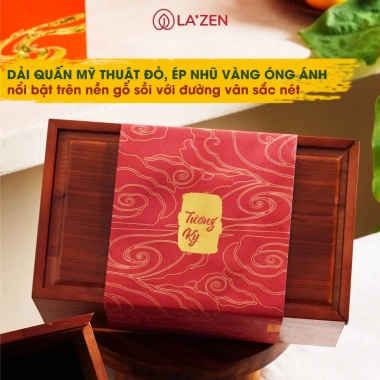 Set quà Tết 2.026 gỗ sồi, hạt dinh dưỡng cho sức khỏe, ưu đãi 430.350₫ Lazen