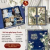 Set quà tết 2.026 Happy New Year mở 2 cánh nam châm hít, hộp xanh dương giảm 22%