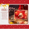 Set Quà Tết 2.026 Healthy Food 3 Tài Lộc 5 Món - Chuối Sấy, Mứt Gừng, Trà Hoa, Xoài Sấy, Nhân Bí Xanh Giá Ưu Đãi 334.900₫