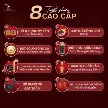 Set quà Tết 2.026 Kim Mã Cát Tường CiCi Yến - Hộp sang trọng, giá ưu đãi 1.32tr 6