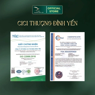 Set quà Tết 2.026 Kim Mã Cát Tường CiCi Yến - Hộp sang trọng, giá ưu đãi 1.32tr 9