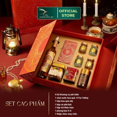 Set quà Tết 2.026 Kim Mã Cát Tường CiCi Yến - Hộp sang trọng, giá ưu đãi 1.32tr 10