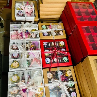 Set Quà Tết 2.026 OCOP An Toàn - Hộp Quà Sang Trọng Trà Bánh Mứt Giá 350k