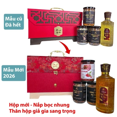 Set quà Tết 2.026 Phúc Mãn Gia Viên Dalat Cordyceps Thảo Mộc Thiên Nhiên - Hộp Quà 1.233.350₫ 2