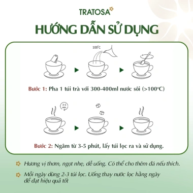 SET QUÀ TẾT 2.026 Trà Sâm Tố Nữ & Đinh Lăng TRATOSA Dưỡng Nhan An Yên nội tiết tố, da đẹp, ngủ ngon 165k