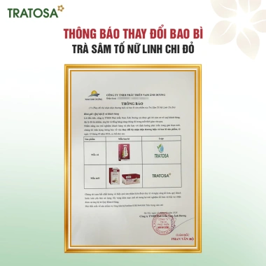 SET QUÀ TẾT 2.026 Trà Sâm Tố Nữ & Đinh Lăng TRATOSA Dưỡng Nhan An Yên nội tiết tố, da đẹp, ngủ ngon 165k 9 SET QUÀ TẾT 2.026 Trà Sâm Tố Nữ & Đinh Lăng TRATOSA Dưỡng Nhan An Yên nội tiết tố, da đẹp, ngủ ngon 165k 9