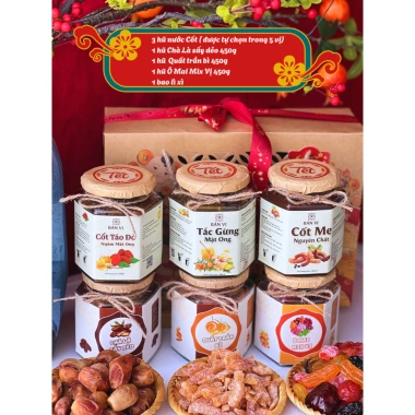 Set Quà Tết 6 Hũ Nước Cốt Thiên Nhiên - Quà Tết Sức Khỏe Giá Ưu Đãi 820k 2