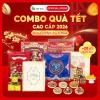 Set Quà Tết Cao Cấp 10+ Món: Hạt Dinh Dưỡng, Trái Cây, Bánh Healthy - Giá 399k