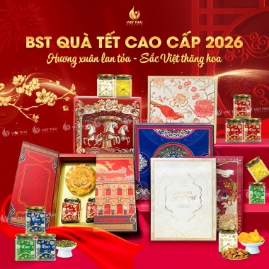 Set Quà Tết Cao Cấp 10+ Món: Hạt Dinh Dưỡng, Trái Cây, Bánh Healthy - Giá 399k 2