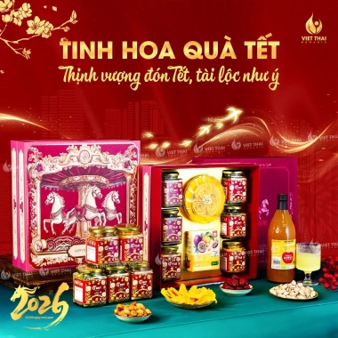 Set Quà Tết Cao Cấp 10+ Món: Hạt Dinh Dưỡng, Trái Cây, Bánh Healthy - Giá 399k 9