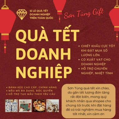 Set quà Tết cao cấp không cồn cho người già & trẻ nhỏ – bánh kẹo, socola, mẫu thuyền xịn – giá ưu đãi 980.000₫