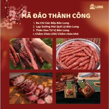 Set Quà Tết Combo Mã Đáo Thành Công: Lạp Xưởng, Ba Chỉ, Thăn Heo Gác Bếp Thơm Khói - 922.000₫ 2 Set Quà Tết Combo Mã Đáo Thành Công: Lạp Xưởng, Ba Chỉ, Thăn Heo Gác Bếp Thơm Khói - 922.000₫ 2