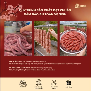 Set Quà Tết Combo Mã Đáo Thành Công: Lạp Xưởng, Ba Chỉ, Thăn Heo Gác Bếp Thơm Khói - 922.000₫