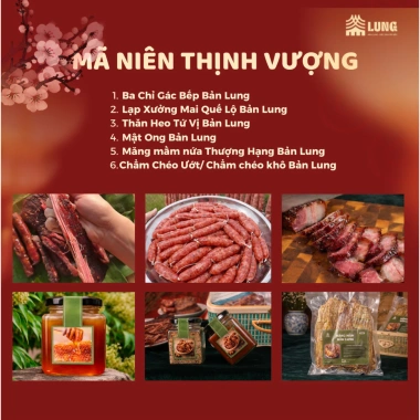 Set Quà Tết Combo Mã Niên Thịnh Vượng Giỏ Đặc Sản Tây Bắc Sang Trọng 2