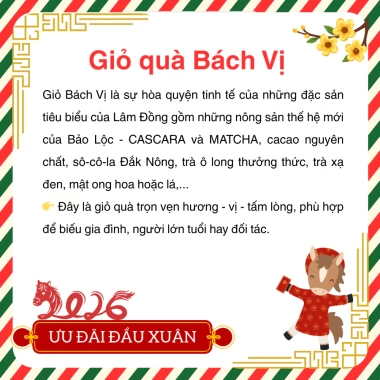 Set Quà Tết Đặc Sản Bảo Lộc Bách Vị B'lao - Giảm từ 1,3 triệu còn 1 triệu 4