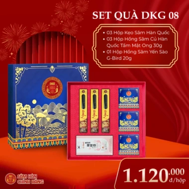 Sét Quà Tết Hồng Sâm Deadong - Giá ưu đãi 735k, Quà Đối Tác, Người Thân, Bạn Bè