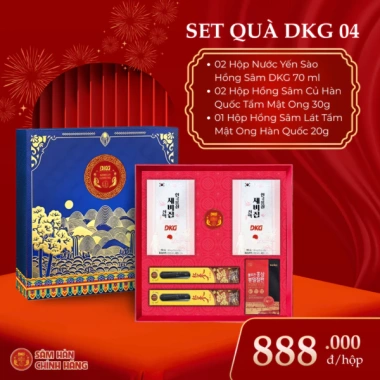 Sét Quà Tết Hồng Sâm Deadong - Giá ưu đãi 735k, Quà Đối Tác, Người Thân, Bạn Bè